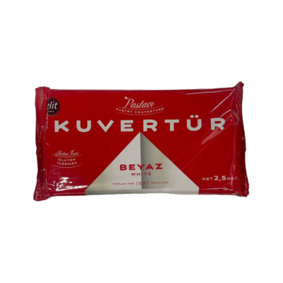 Elit Pastacı Beyaz Kuvertür