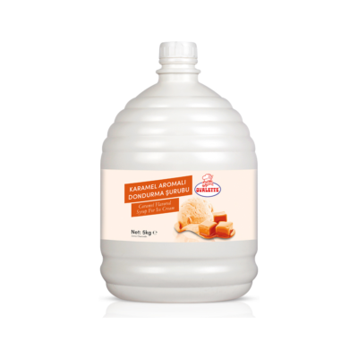 Ovalette Karamel Aromalı Dondurma Şurubu 5 kg