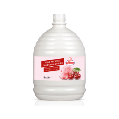 Ovalette Vişne Aromalı Dondurma Şurubu 5 kg