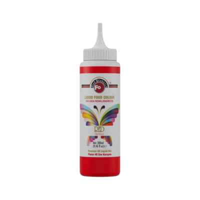 FO Kırmızı Sıvı gıda Renklendirici 280 ml