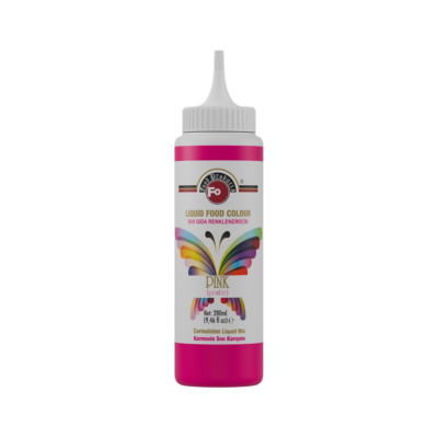 FO Pembe Sıvı gıda Renklendirici 280 ml